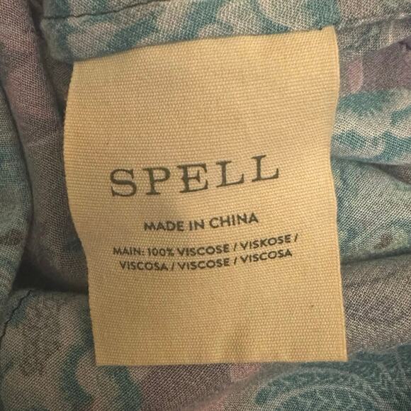 Spell & the Gypsy Bohemian Witchy Bohème Bias Maxi Slip Dress Size XXL - Picture 14 of 16